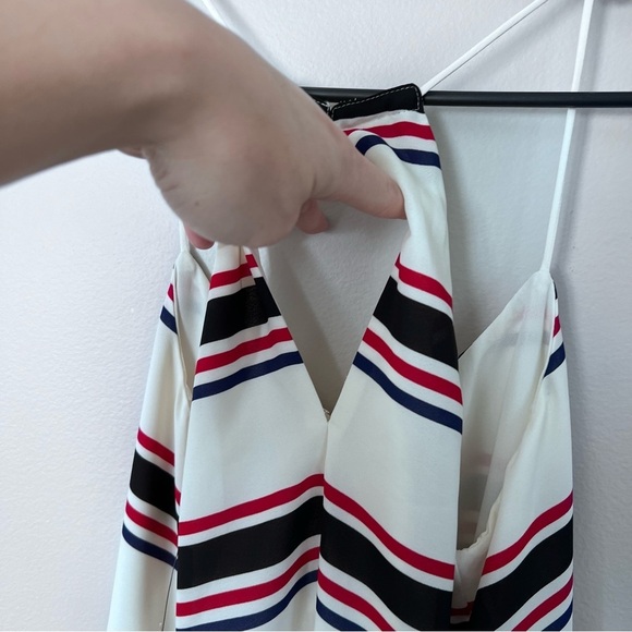 NWT Express red white and blue striped keyhole tank size small - Picture 5 of 8